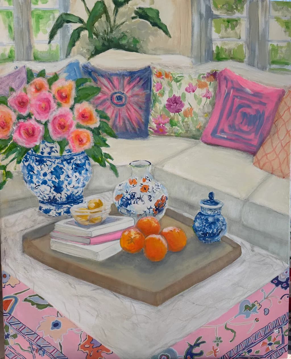 Floral Living Room Still Life