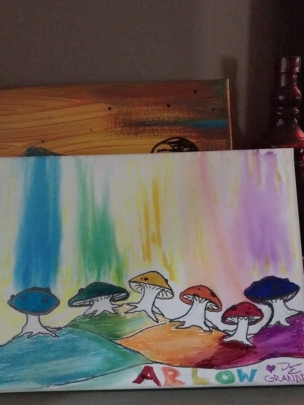 Rainbow Mushrooms