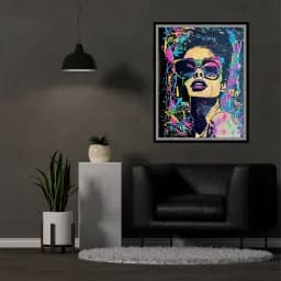 Neon Icon Portrait