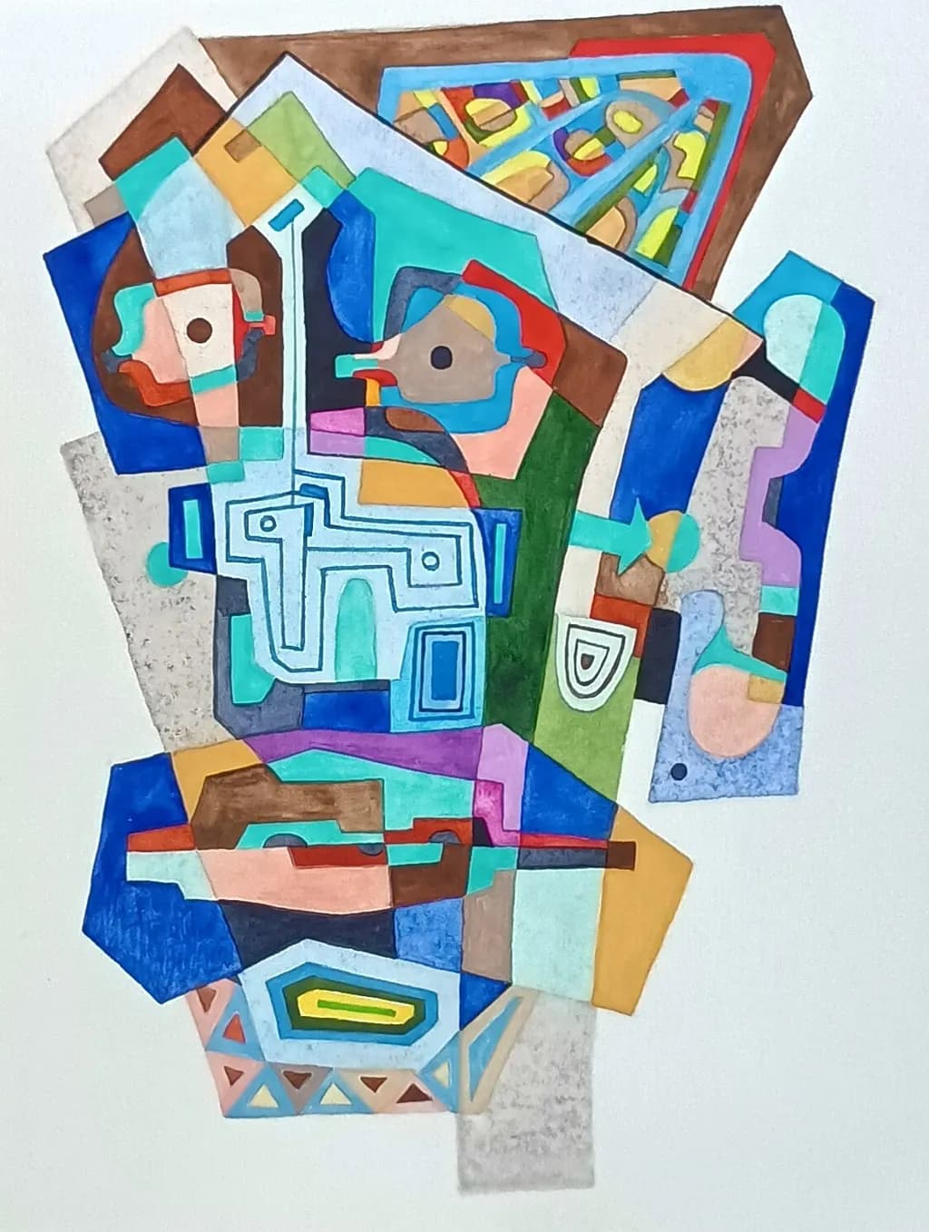 Abstract Geometric Portrait