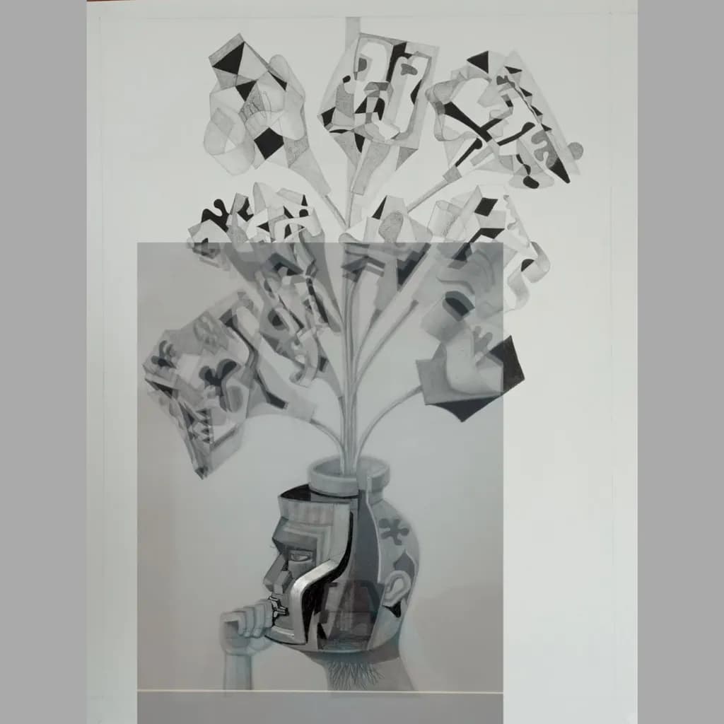 Abstract Flower Vase