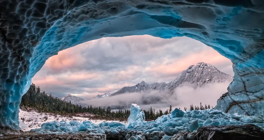 Ice Cave With a View