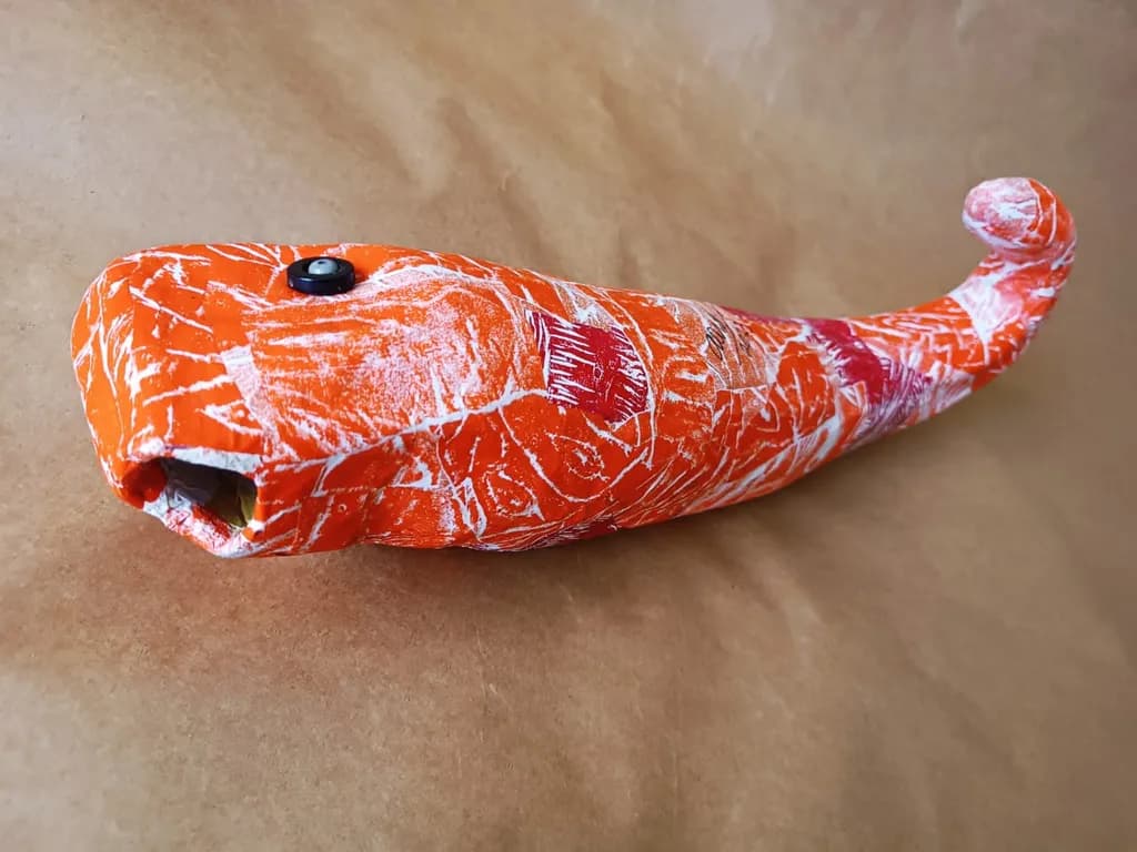 Orange Trawl Fish