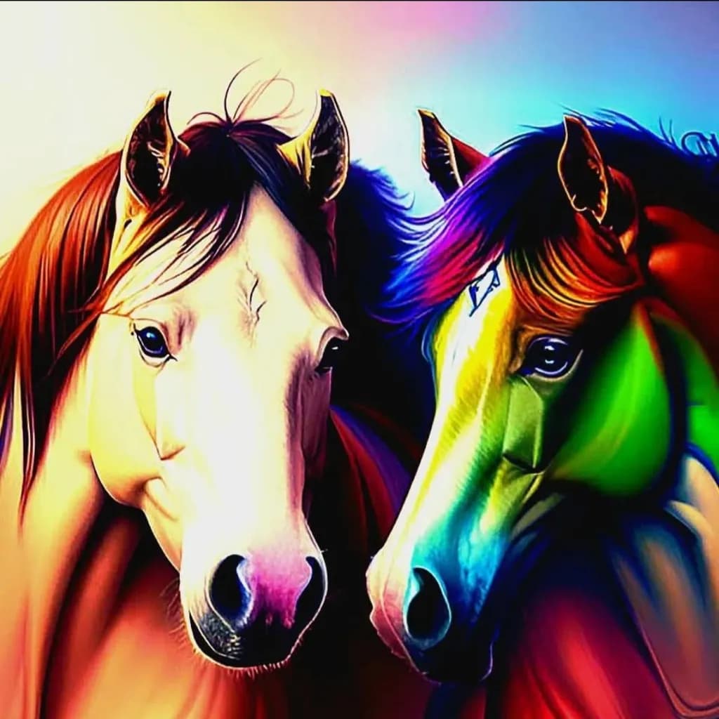 Dual Spectrum Horses