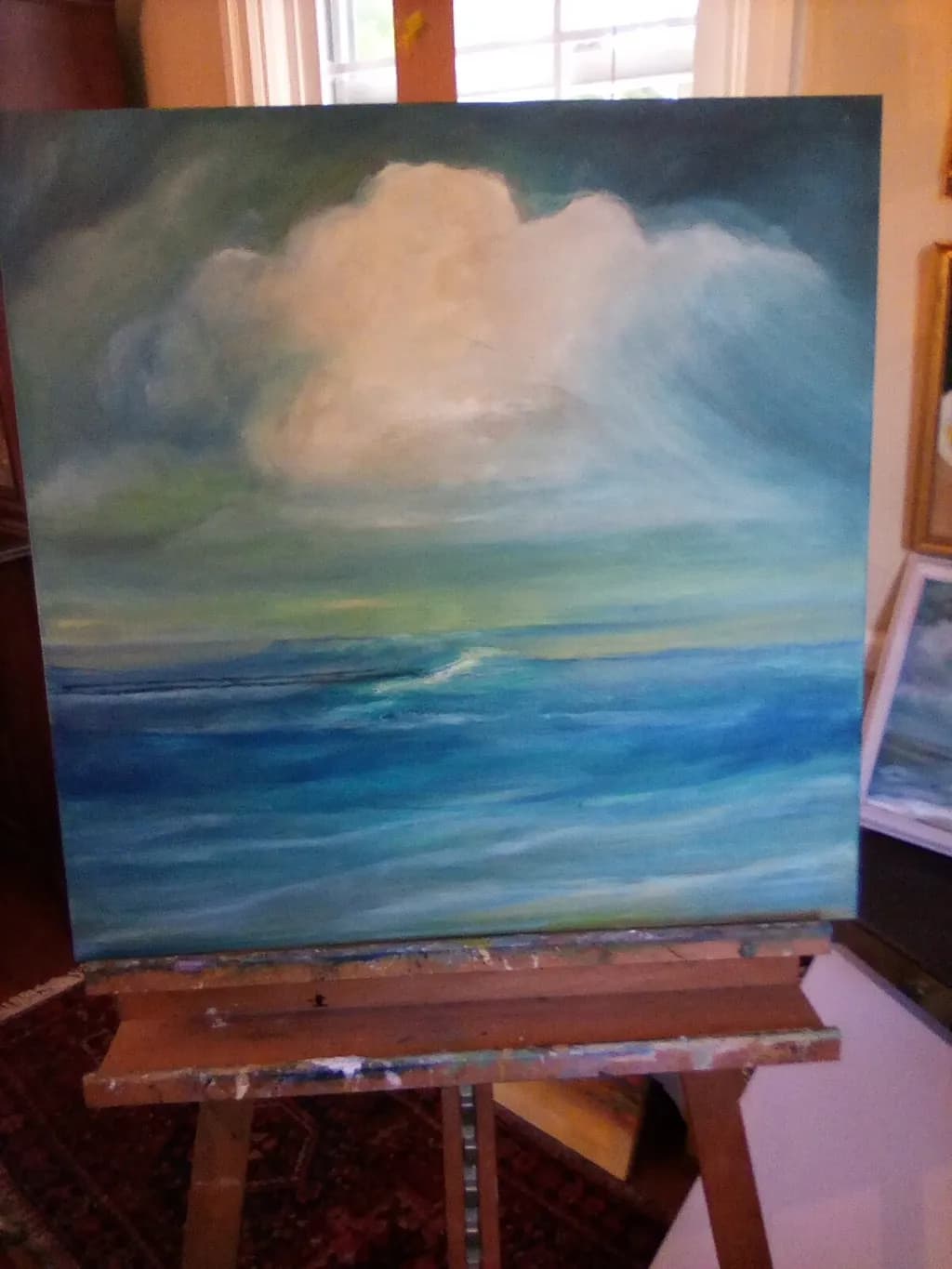 Cloudlit Ocean Horizon