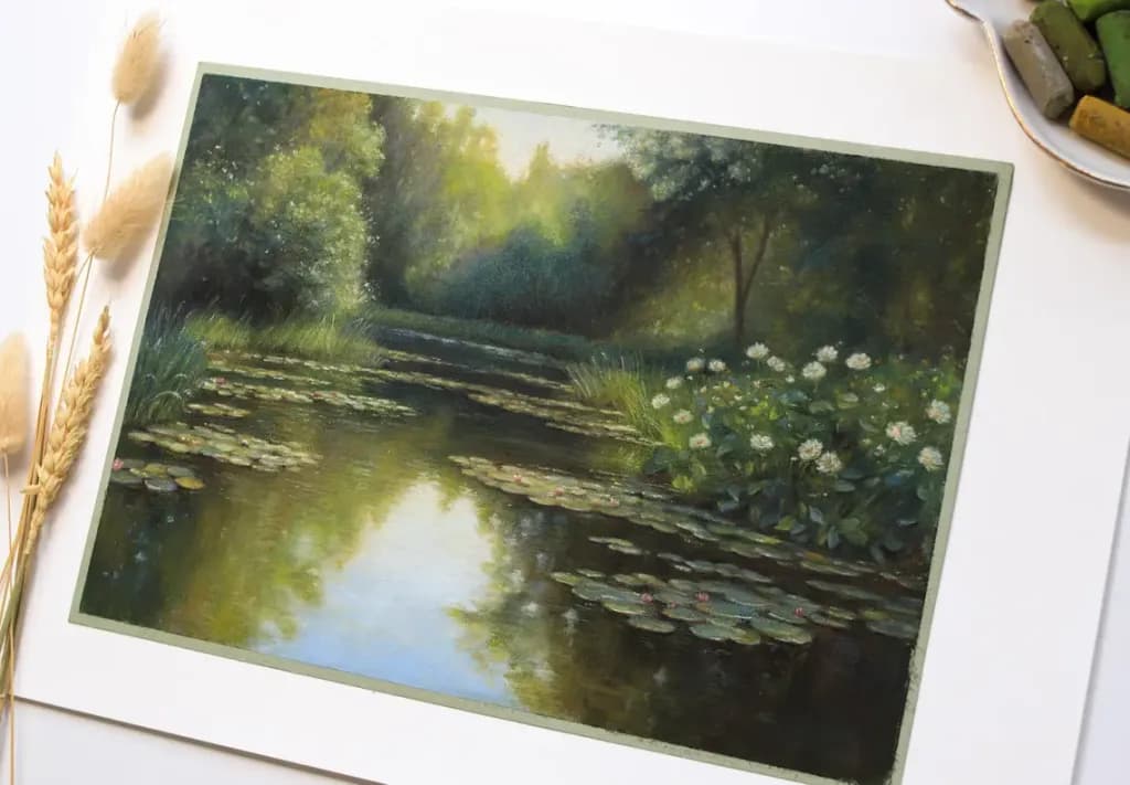 Forest Pond Reflection