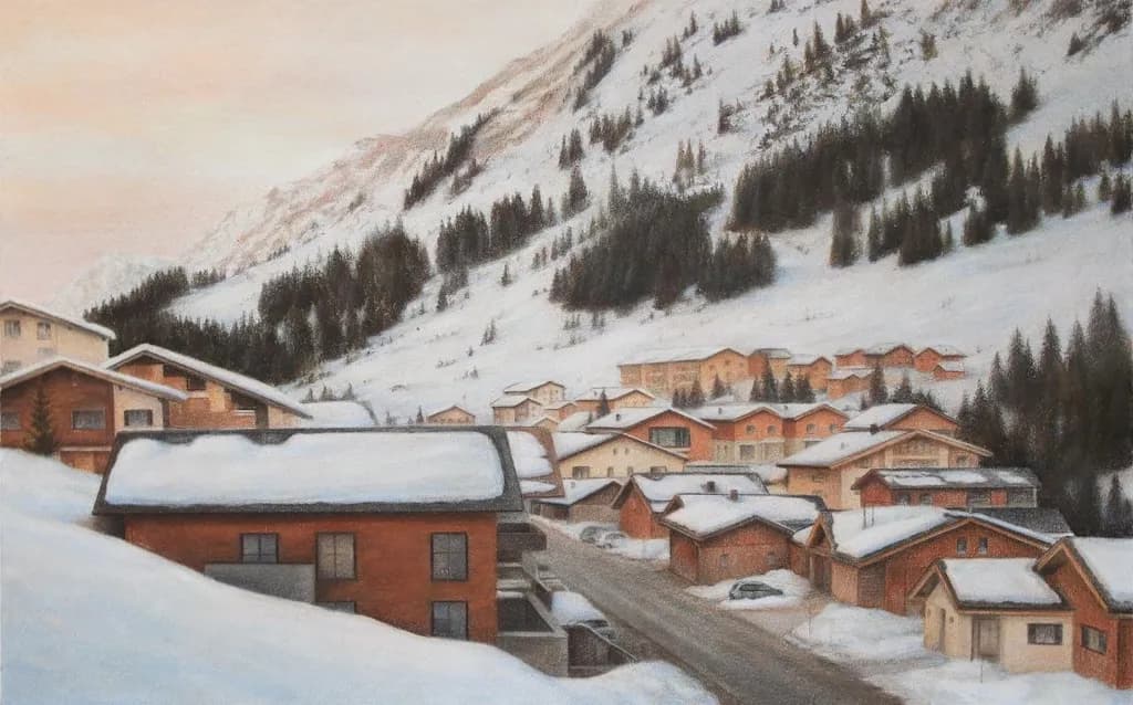 Snowy Mountain Village