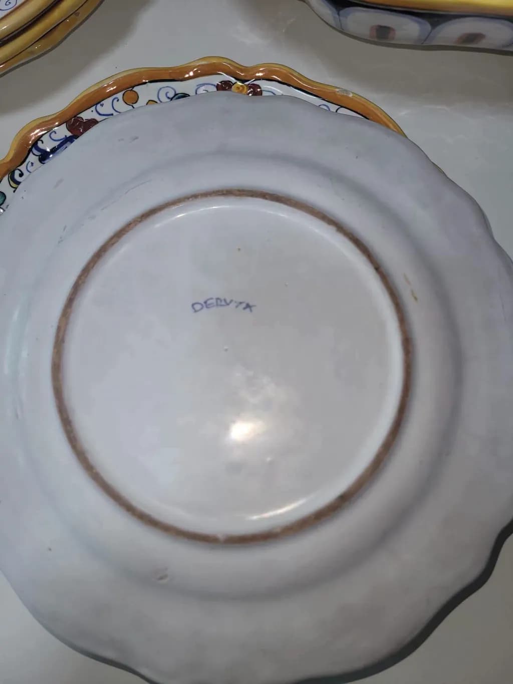 Antique Deruta Plate