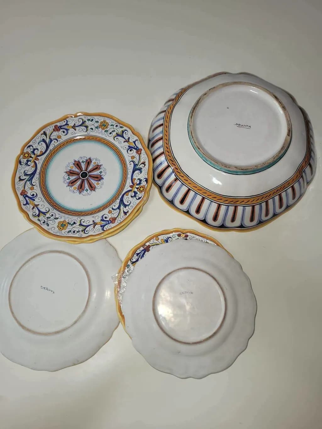 Deruta Pattern Plates