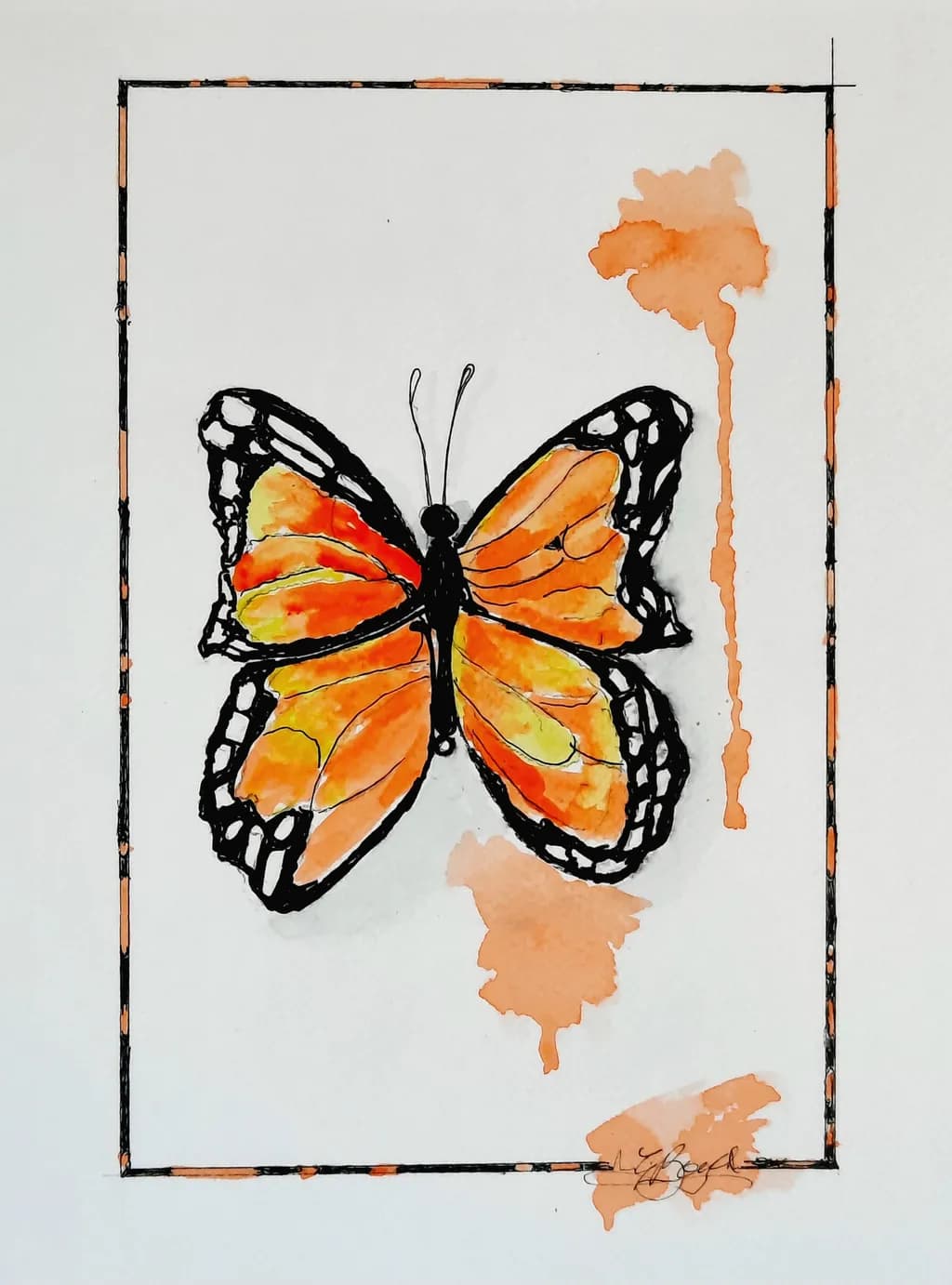 Tangerine Monarch