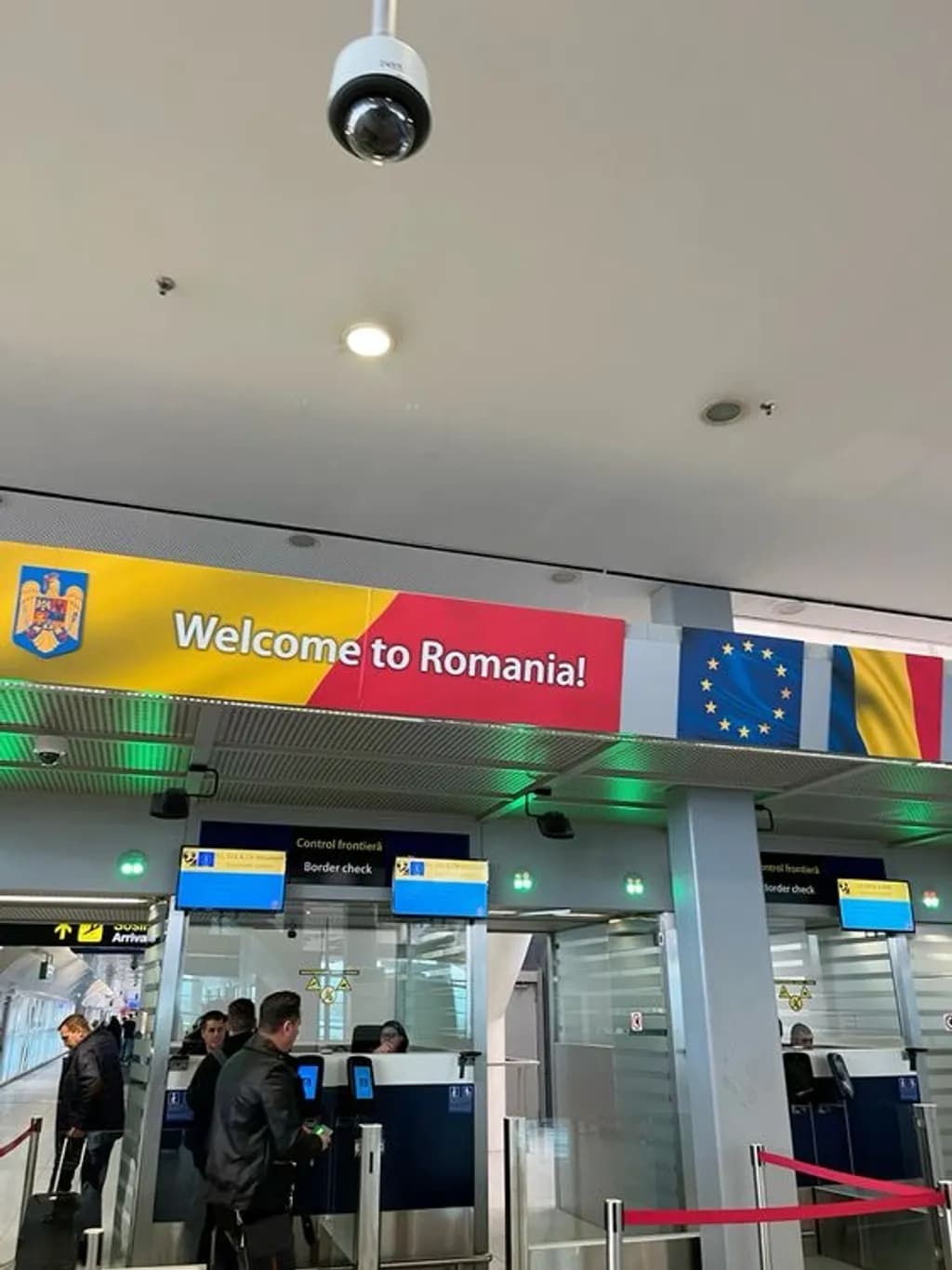Romanian Border Checkpoint