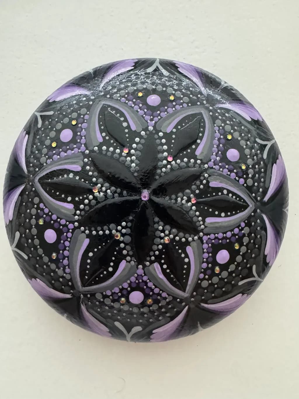 Lilac Eclipse Mandala