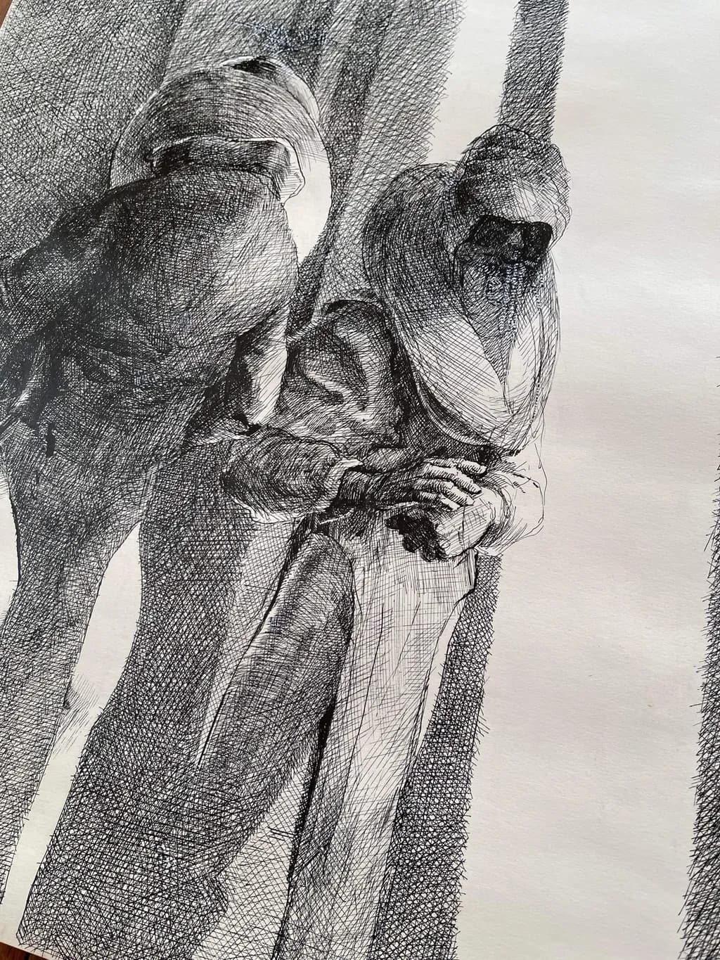 Cloaked Figures
