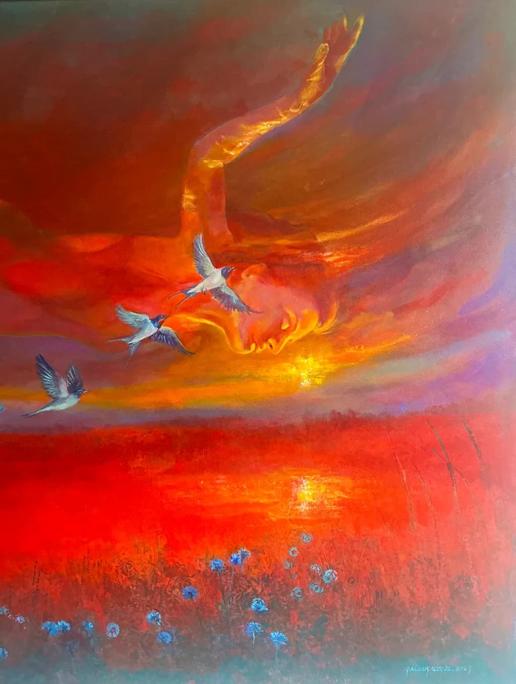 Sunset Flight