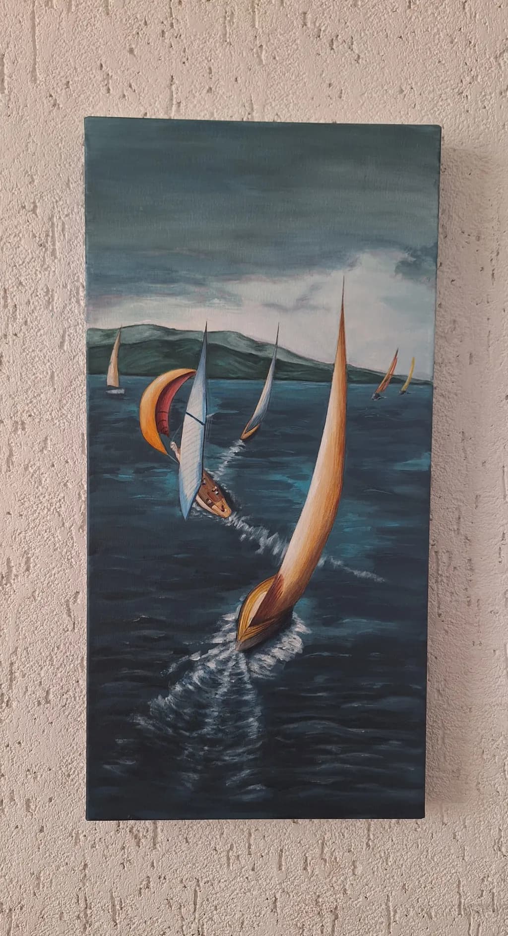 Sailboats on Sea