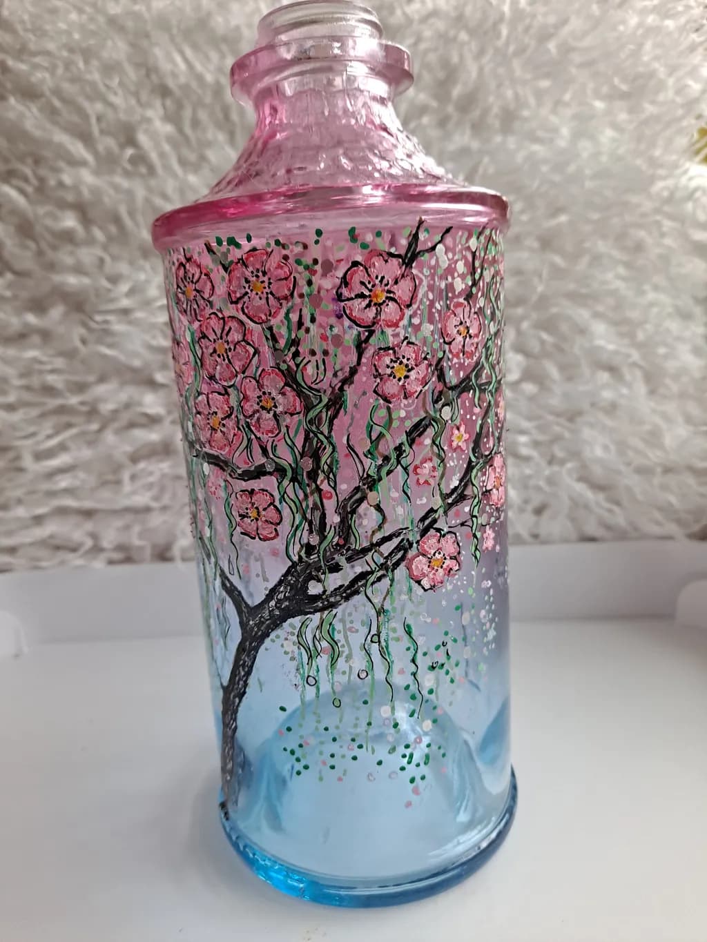 Sakura - Cherry Blossom Bottle lamp