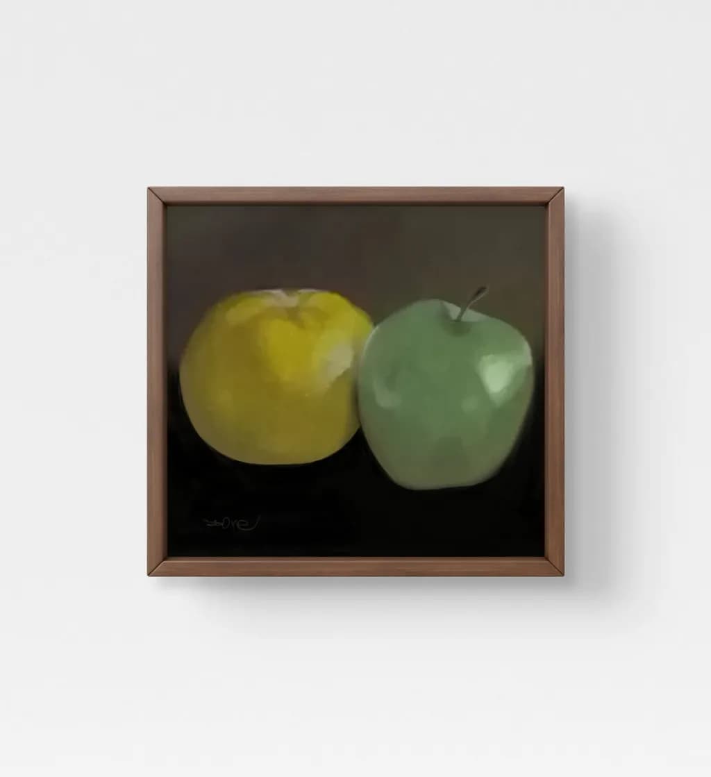 Golden and Green Apples