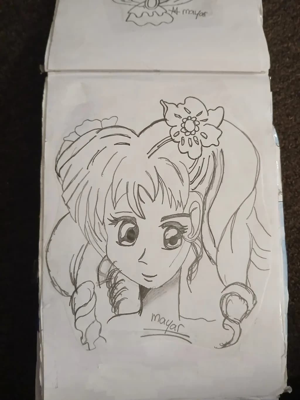Flowered Pigtails