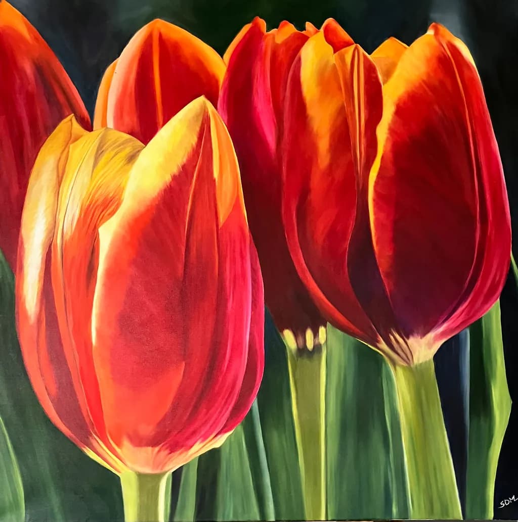 Radiant Tulips