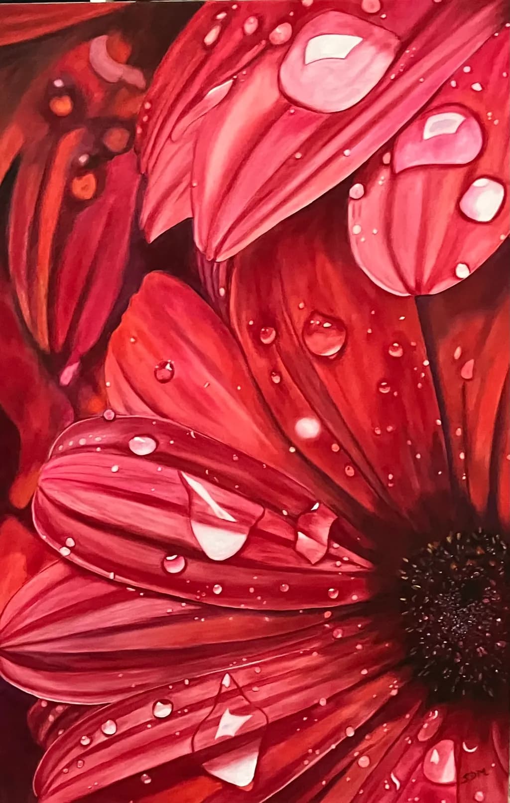 Crimson Dewdrops