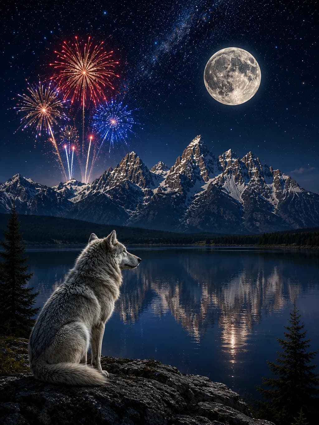 Moonlit Reflection