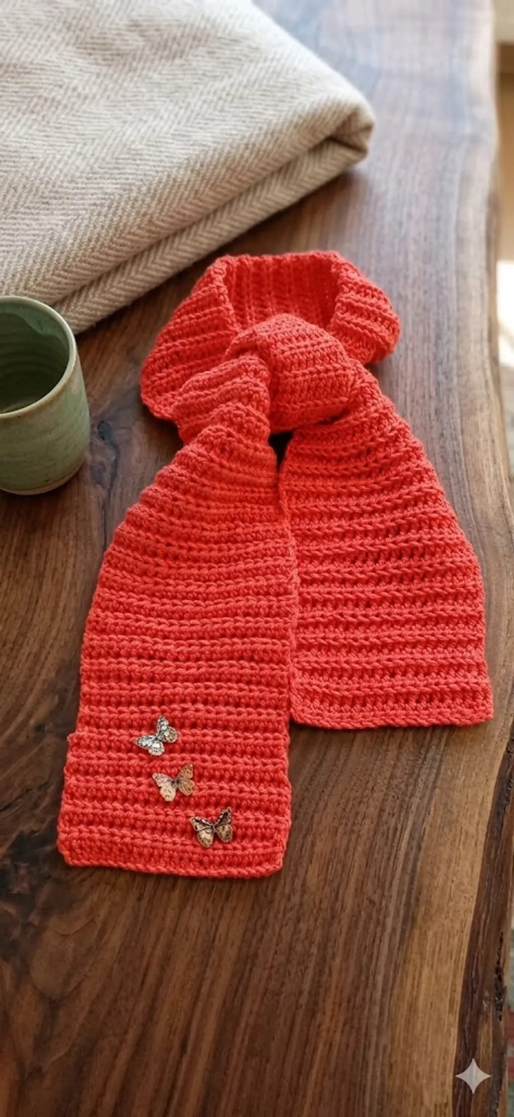 Butterfly Stitch Scarf