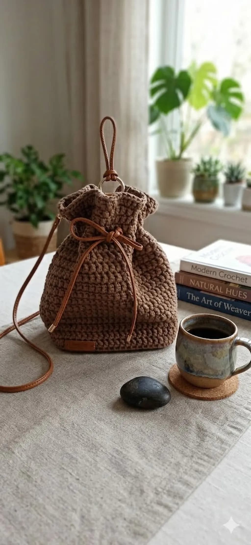Chunky Knit Satchel