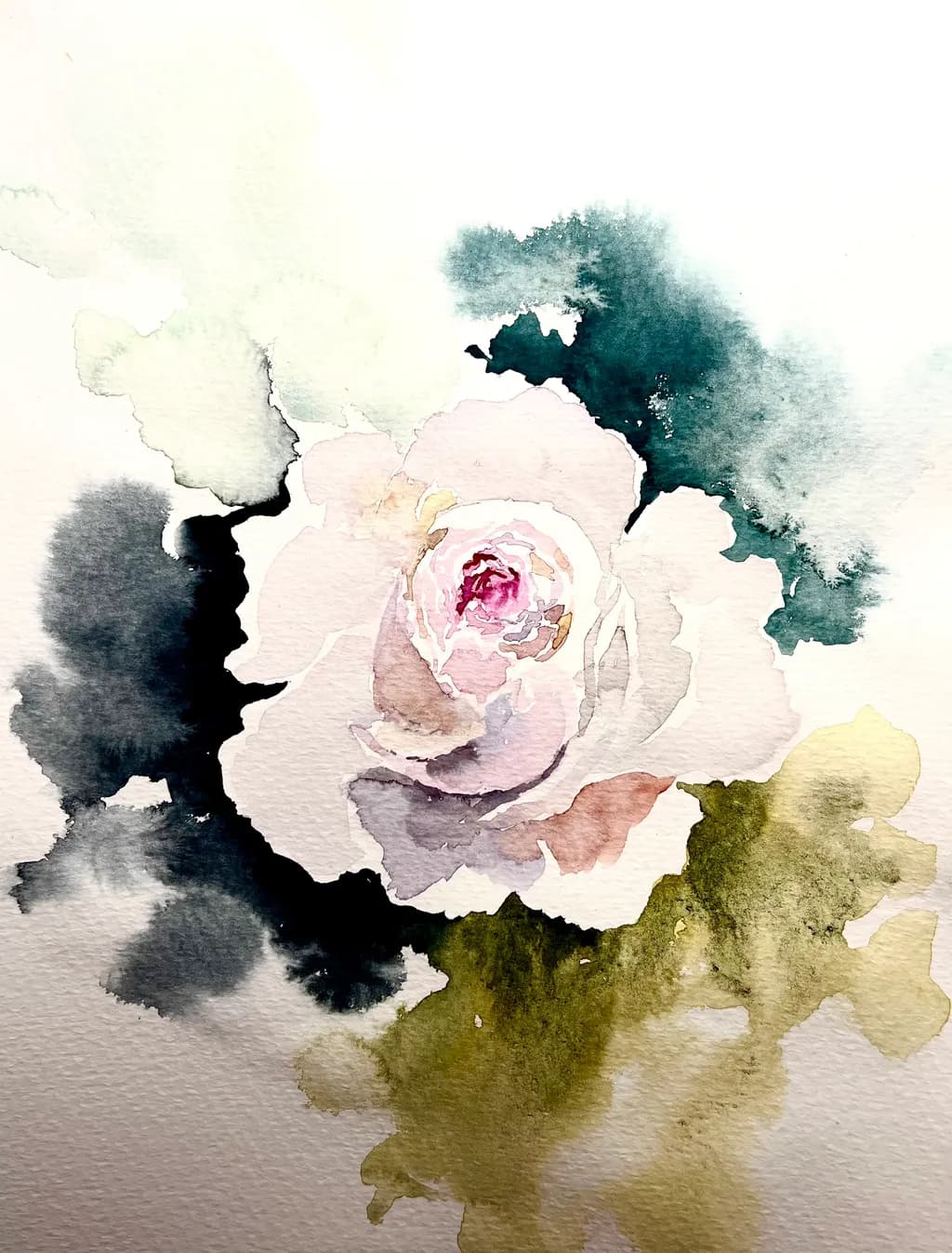 Pastel Rose Bloom