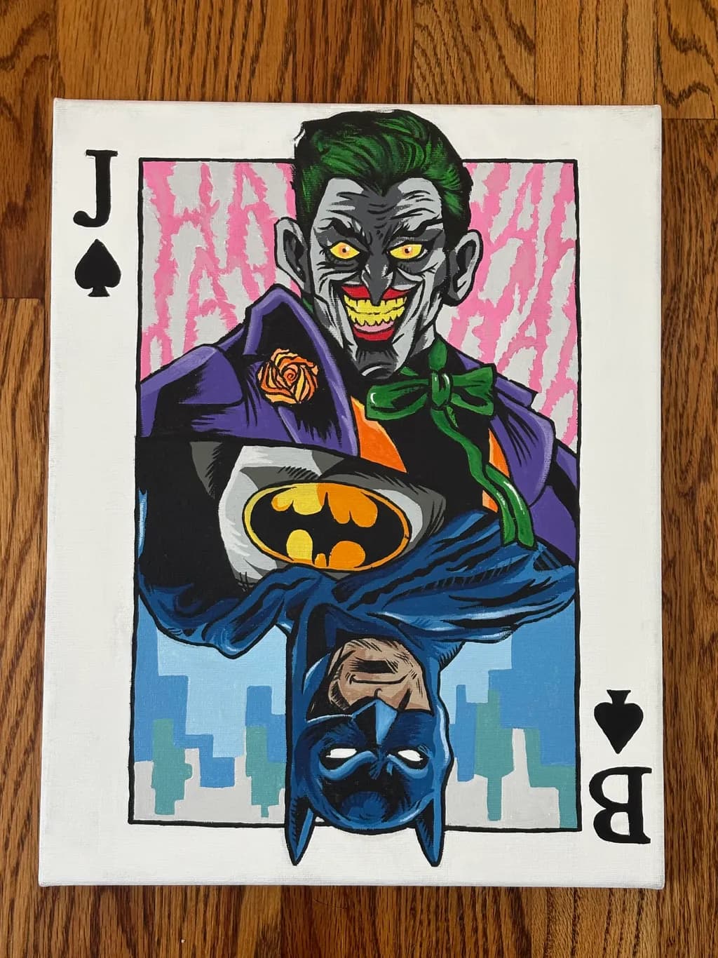 Joker vs Batman Card