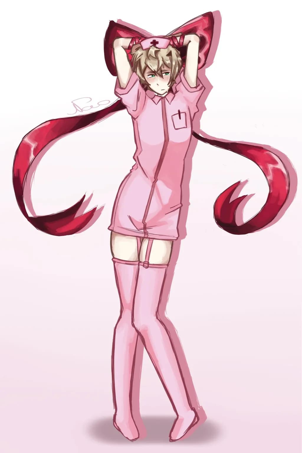 Crimson Ribbon Nurse