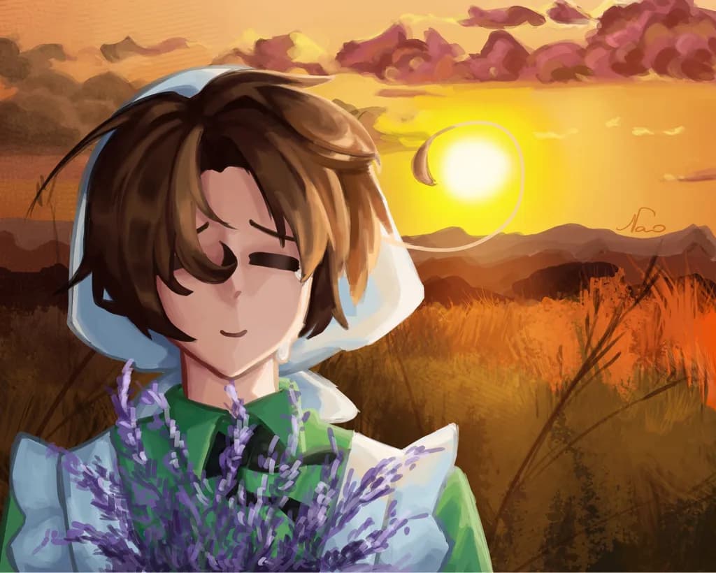 Sunset Lavender Dreams