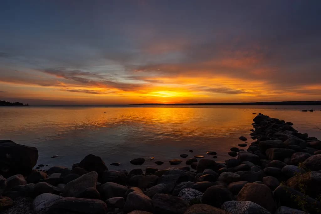Rocky Sunset Glow