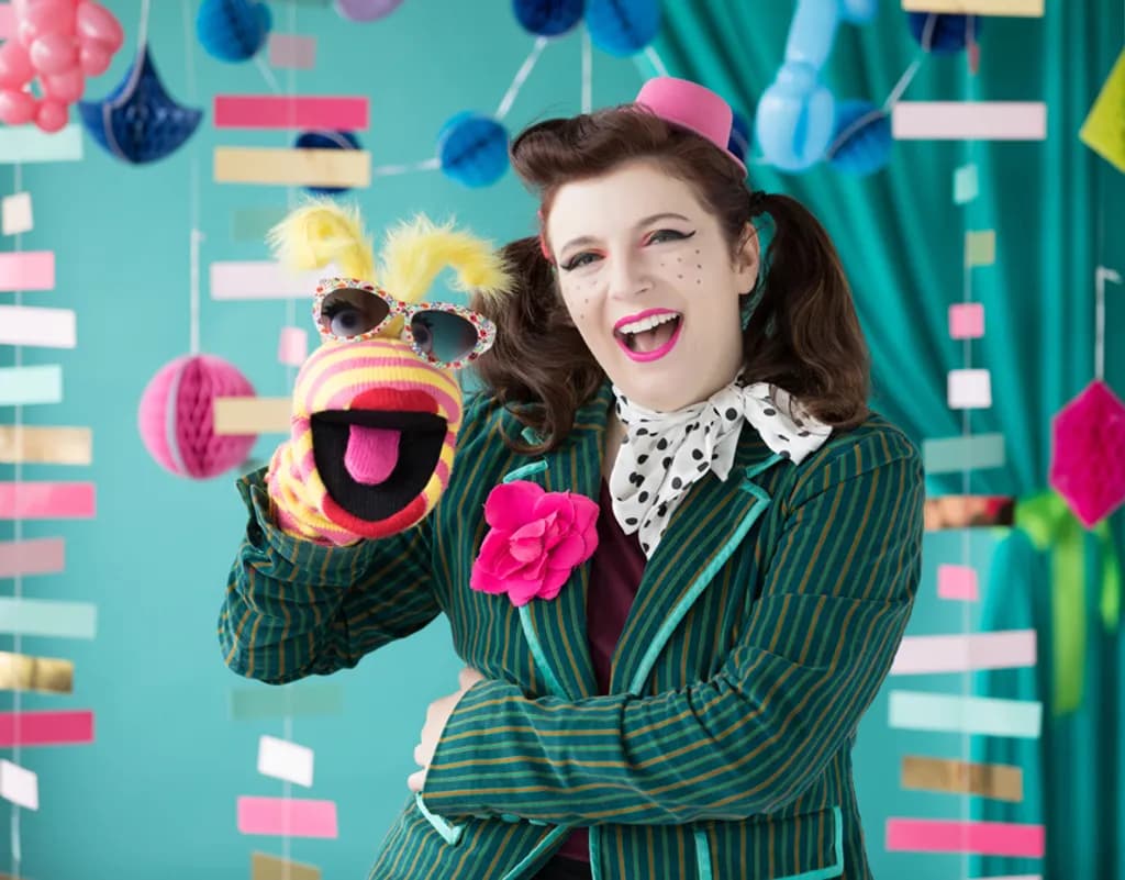 Colorful Clown Duo