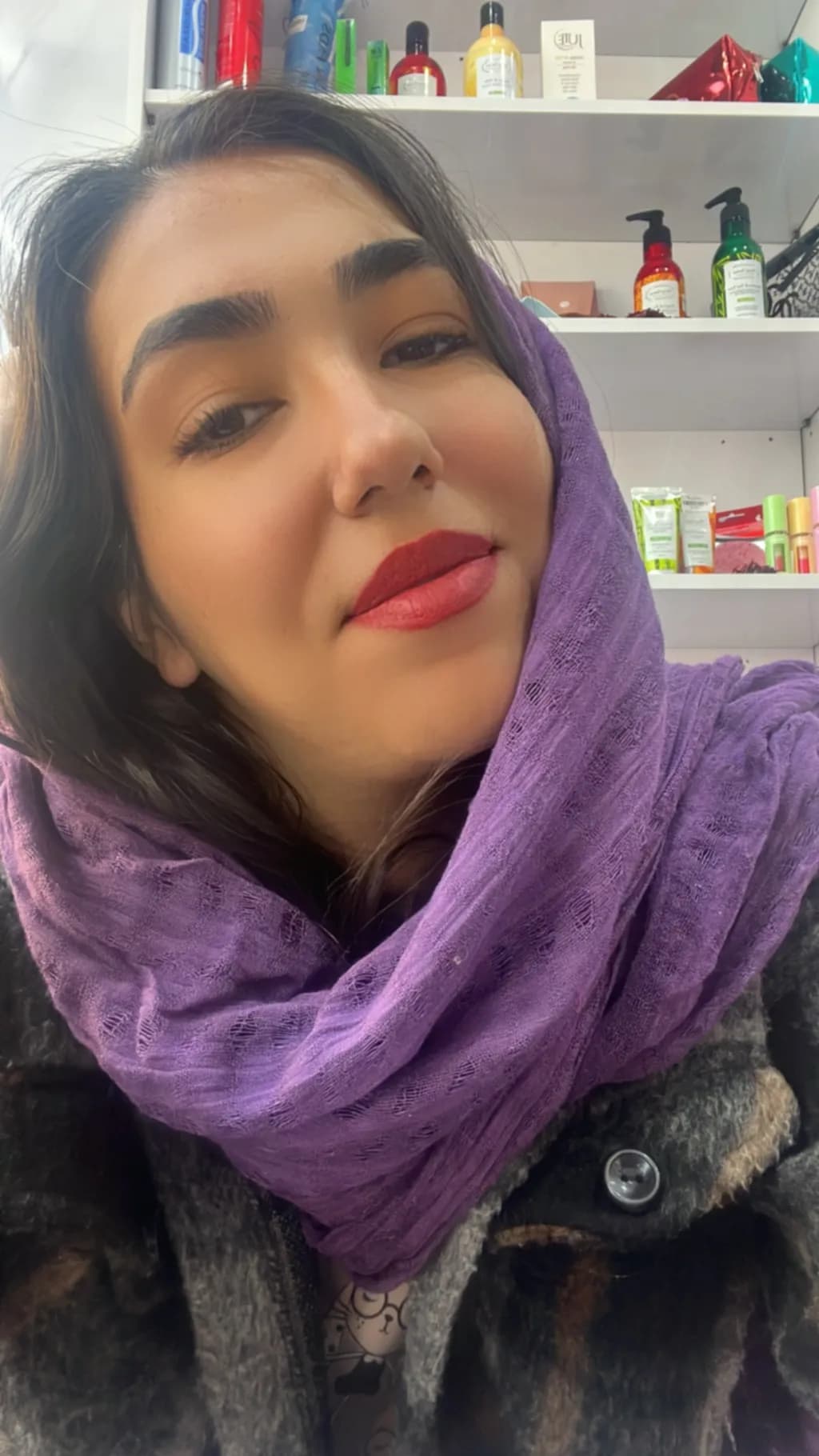 Purple Drape Portrait