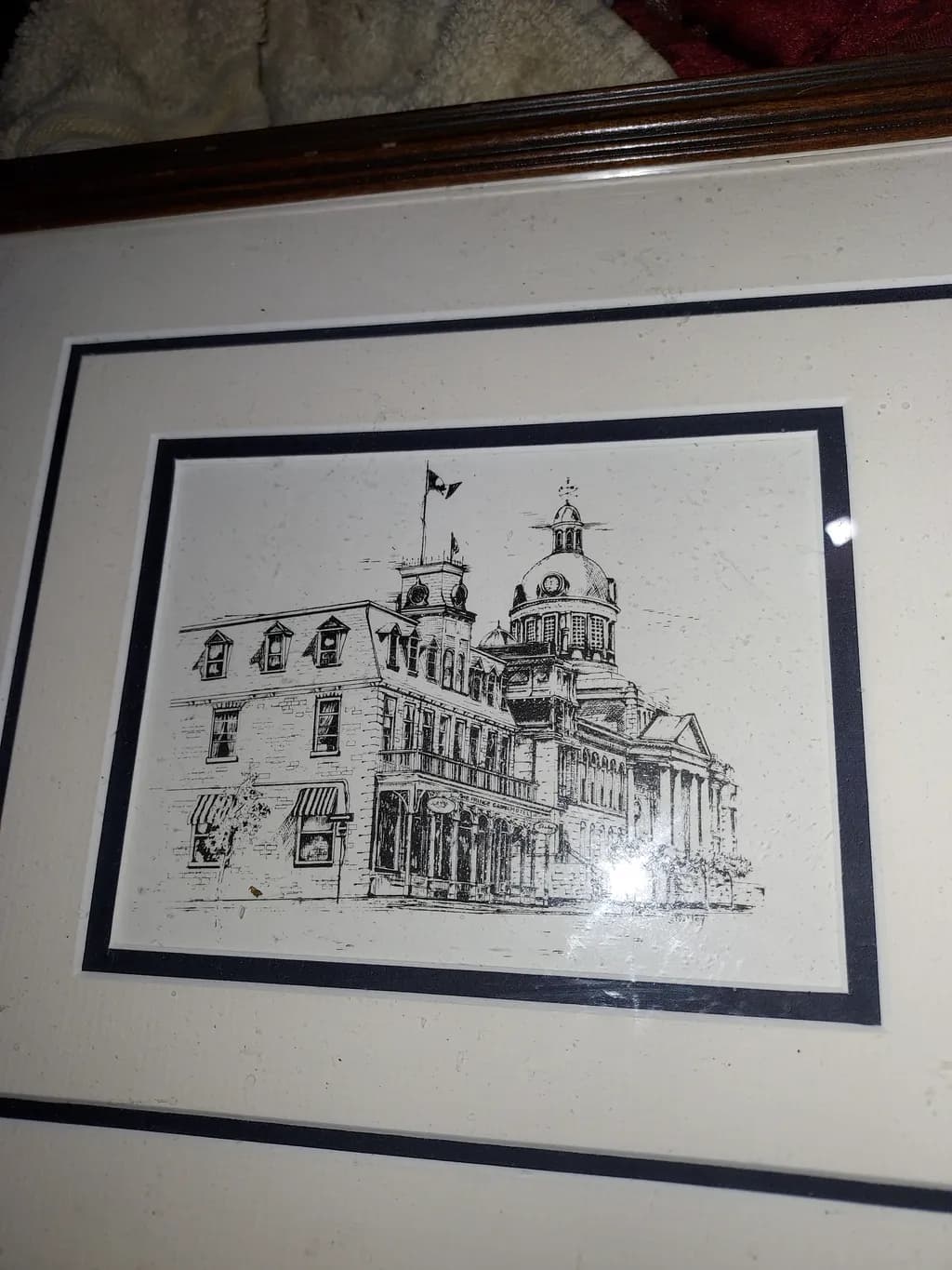 Historic Town Hall Sketch