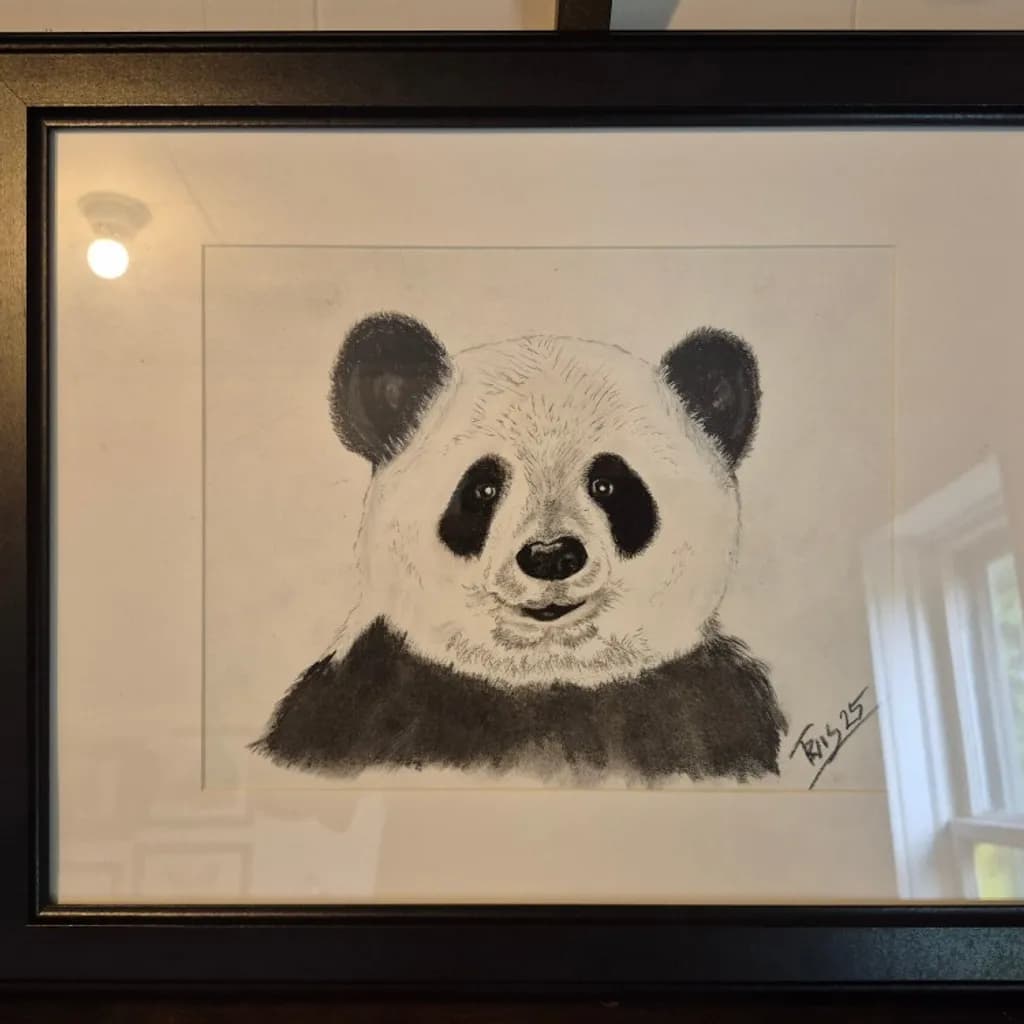 Panda Portrait Sketch