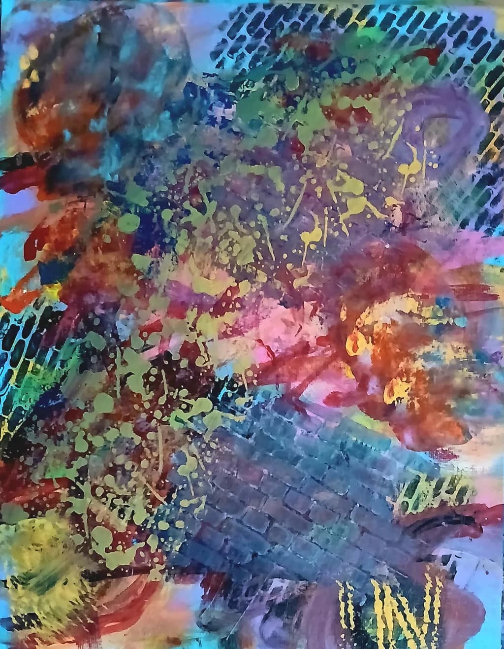 Textured Splatter Pattern