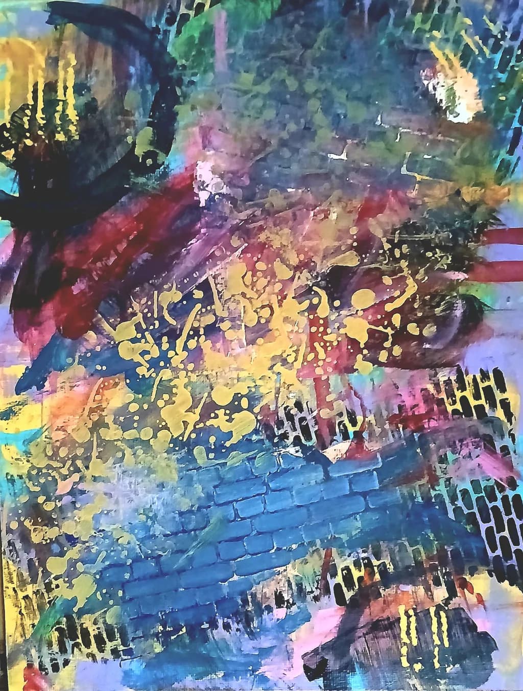 Brick Layers Abstract
