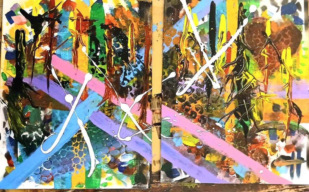 Abstract Forest Burst