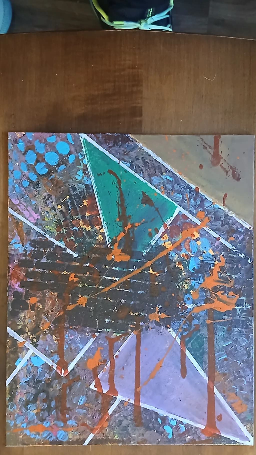 Geometric Paint Texture