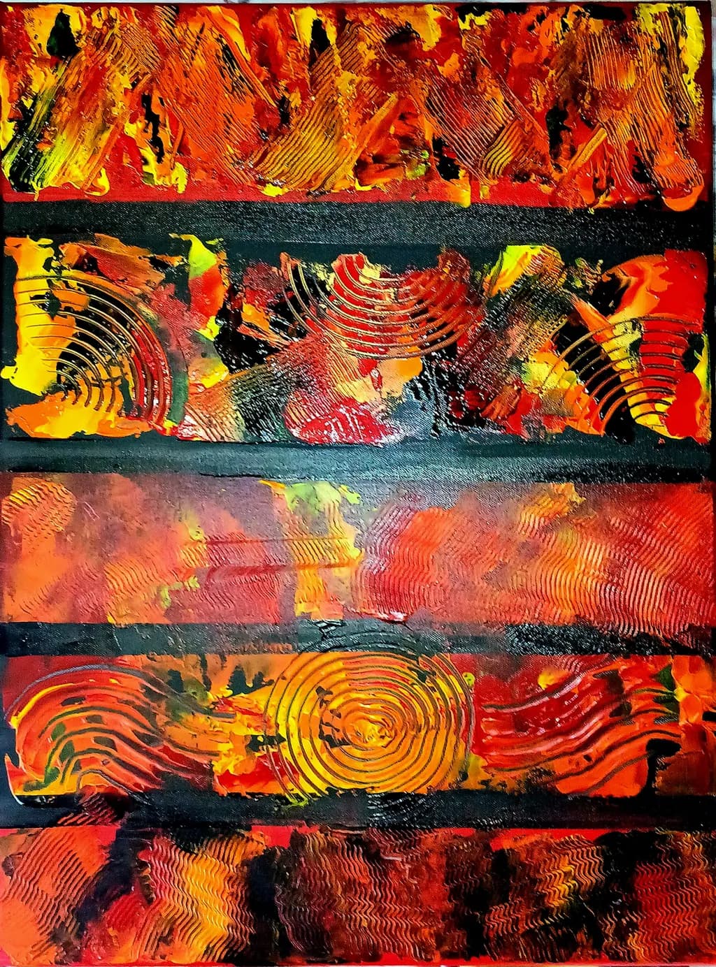 Fiery Geometric Impressions