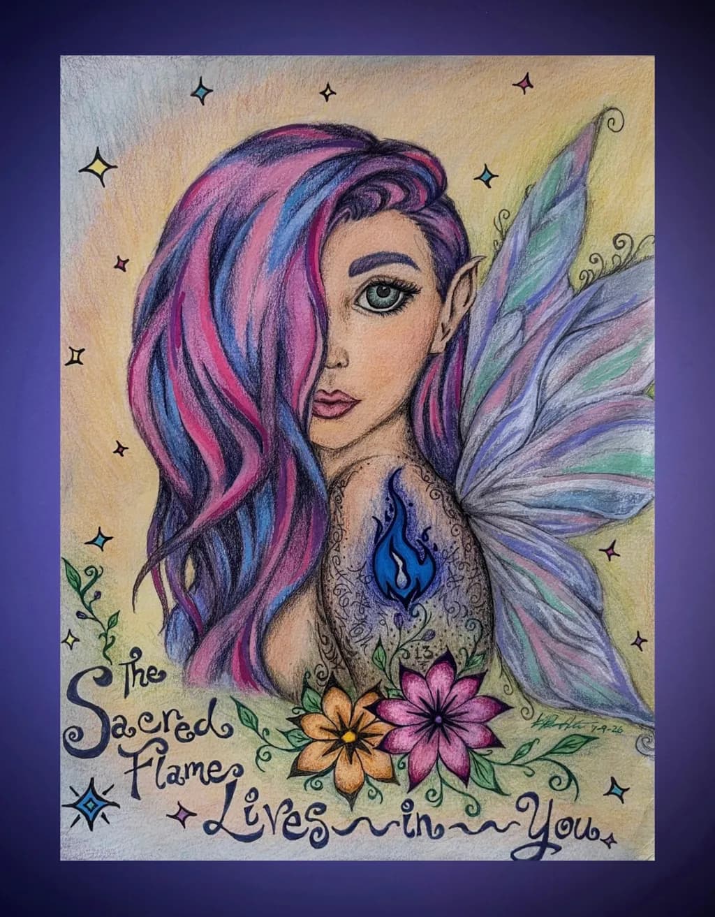 Sacred Flame Wings