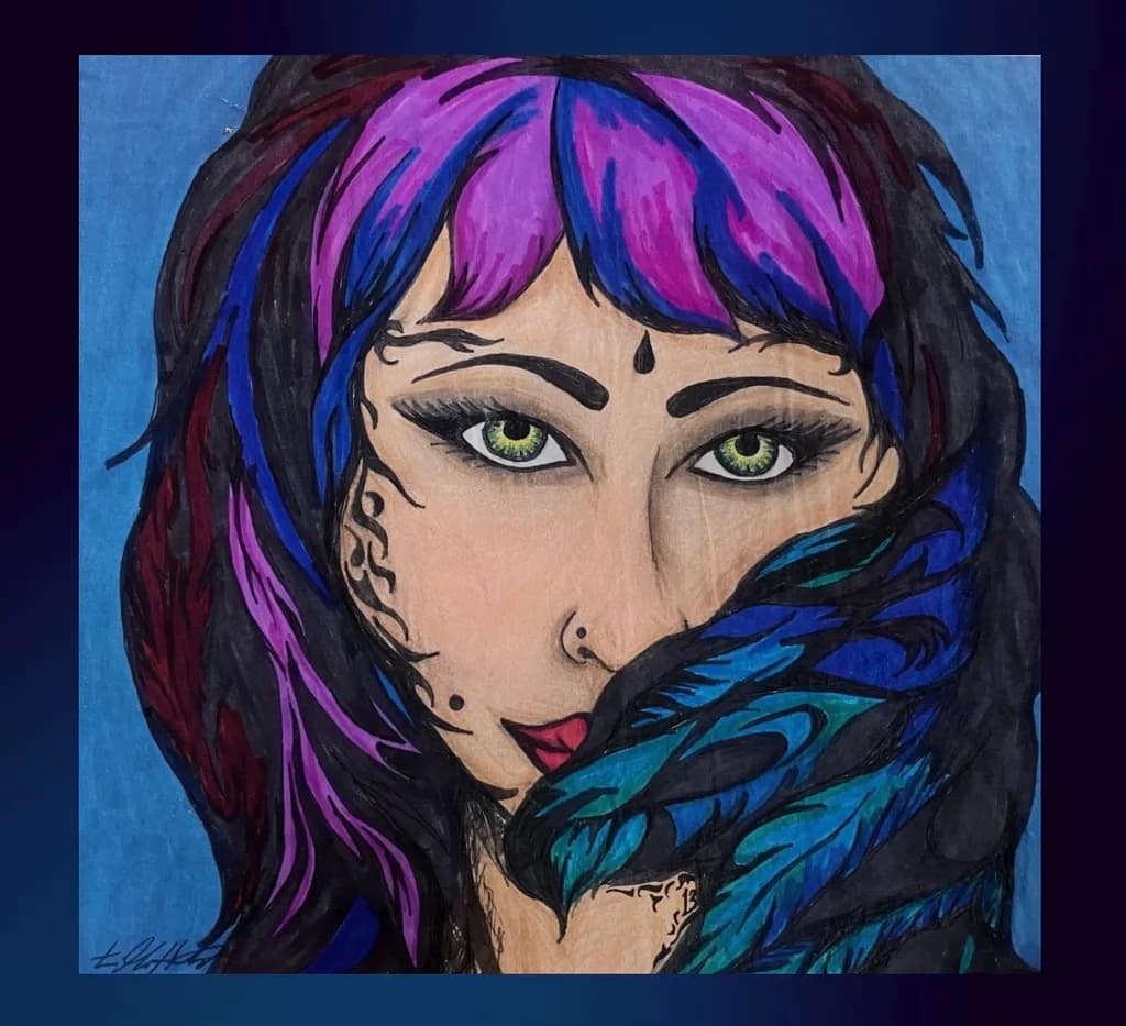 Dark Blue Muse