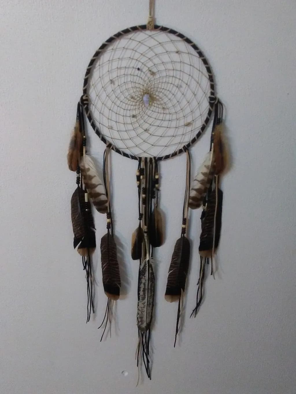 Feathered Spiral Dreamcatcher