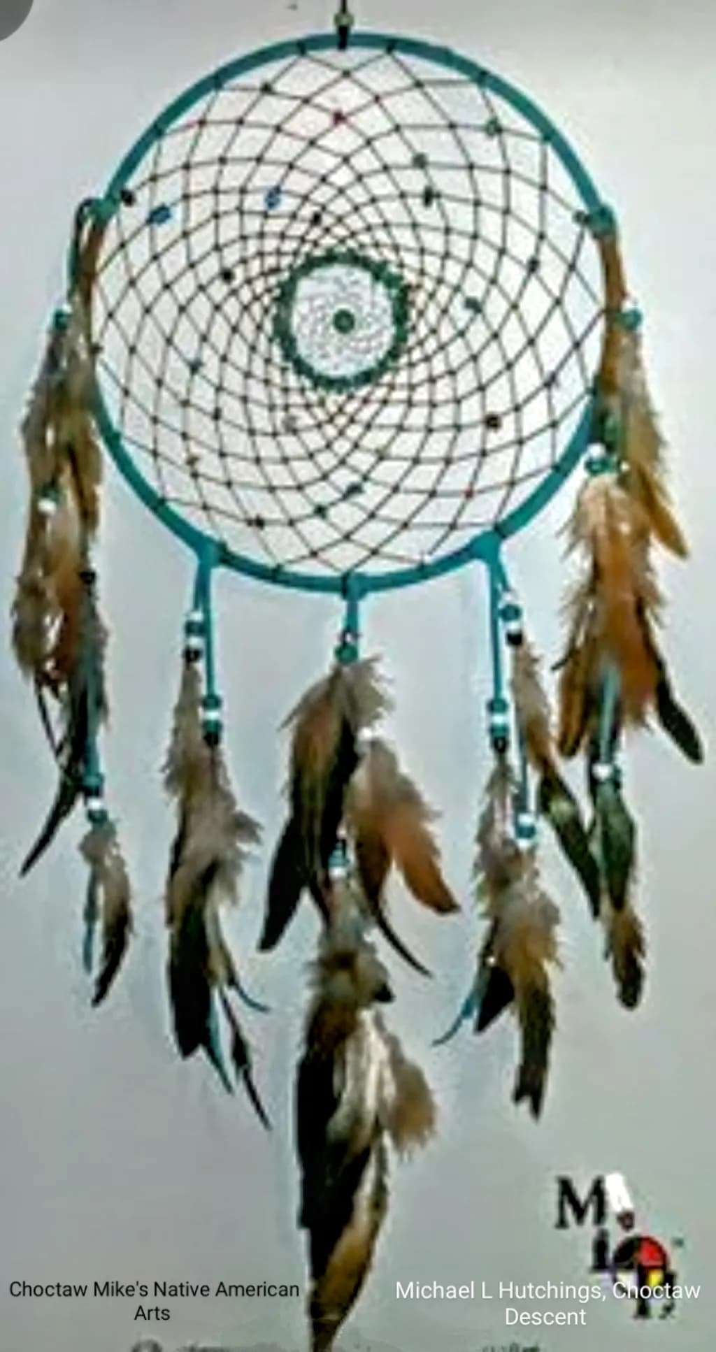 Feathered Spiral Dreamcatcher