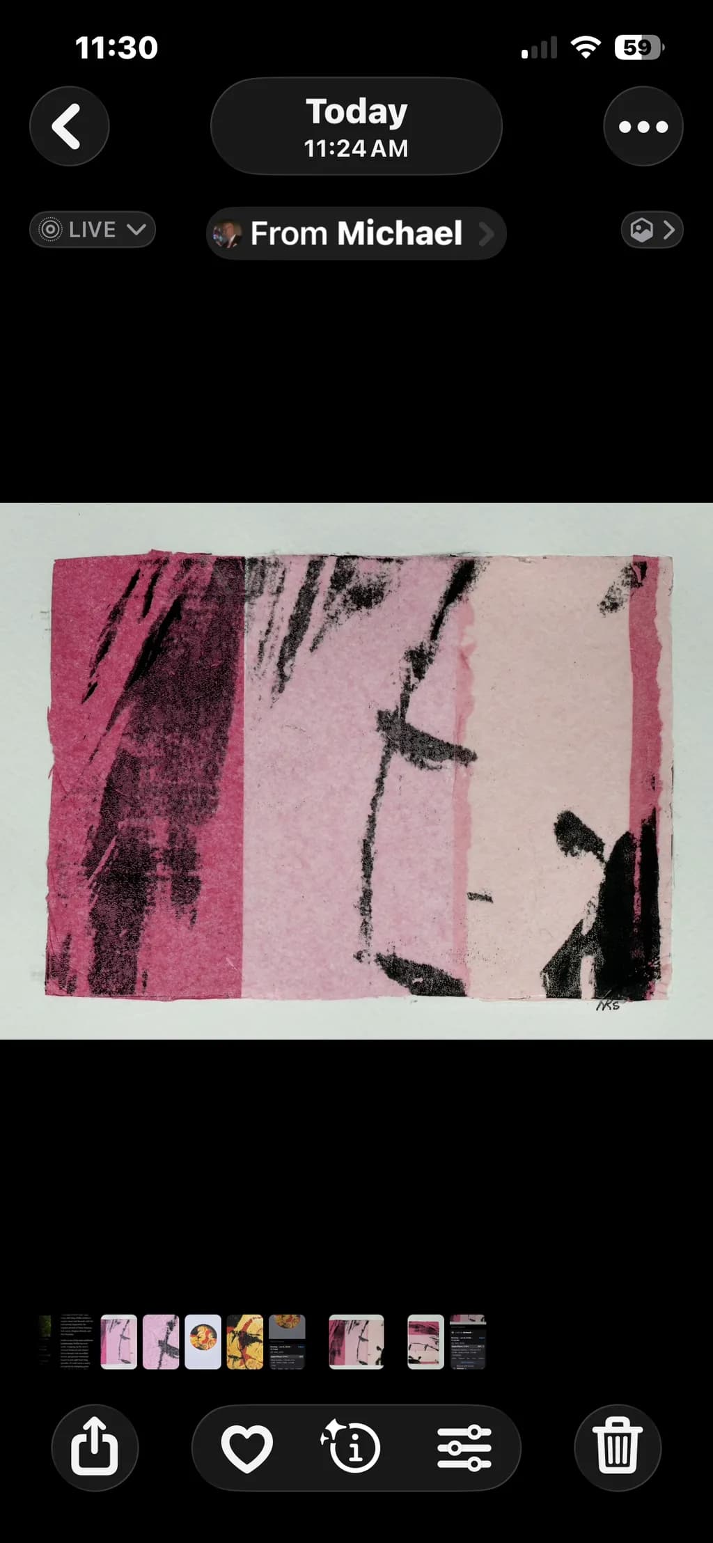Fragmented Blush