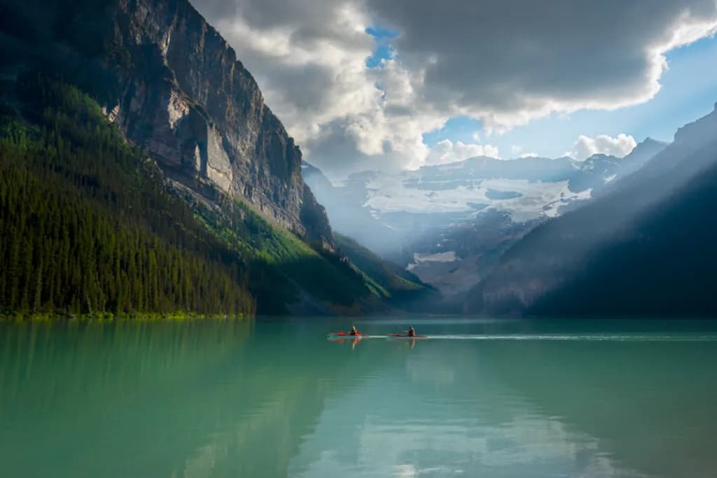 Serenity On Lake Louise