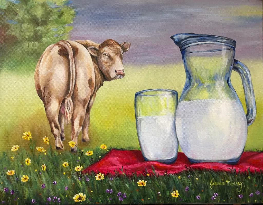 Cow and Milk Picnic