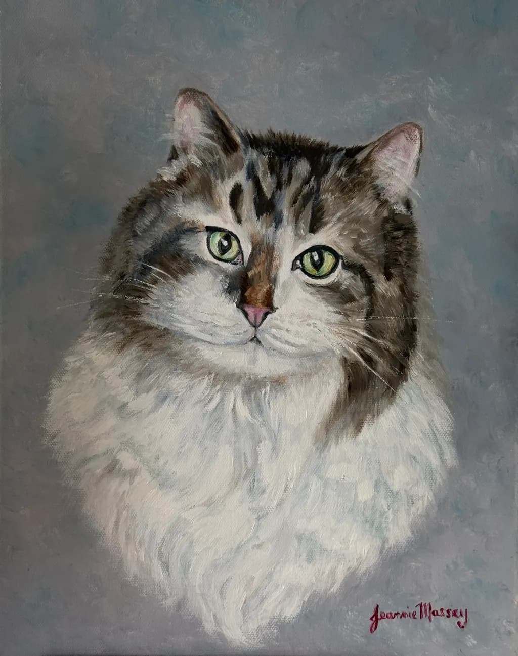 Gentle Cat Portrait