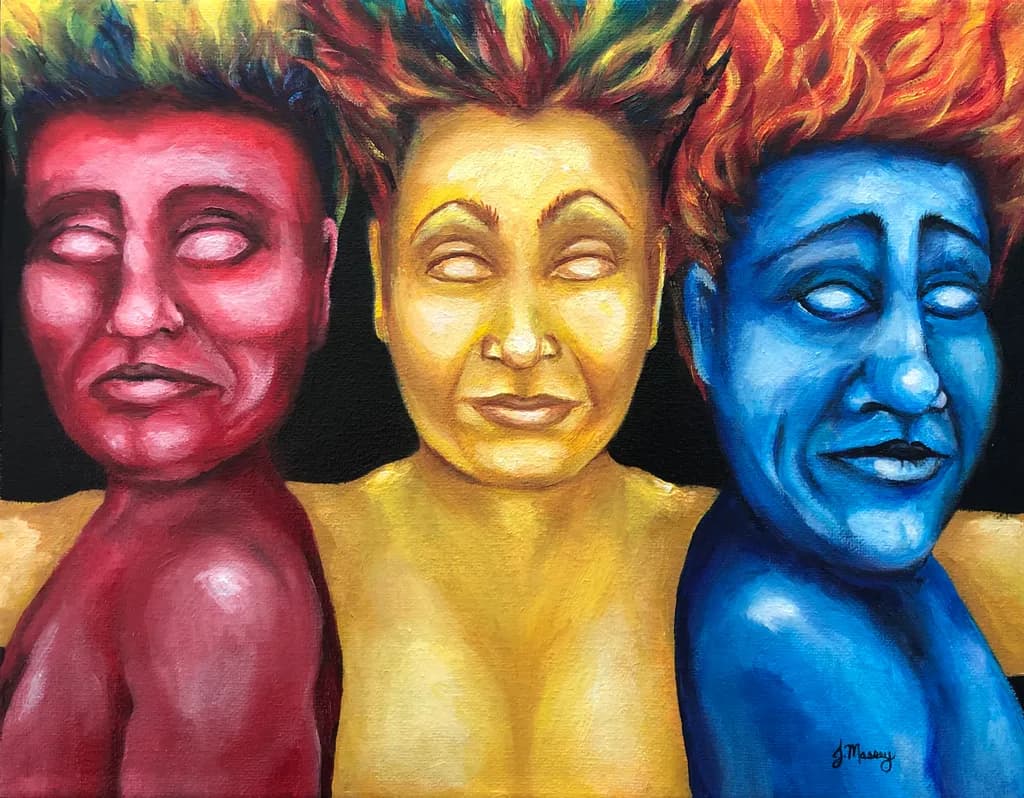 Triad of Faces